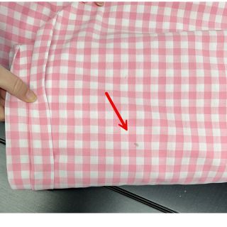 Pamutvászon Check rosa 2nd class