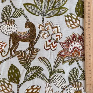 Dekorációs anyag jacquard Soliman allover blanc