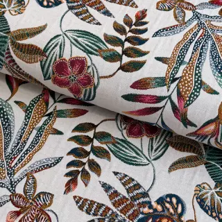 Dekorációs anyag jacquard Neroli allover blanc