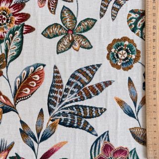 Dekorációs anyag jacquard Neroli allover blanc