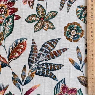 Dekorációs anyag jacquard Neroli allover blanc