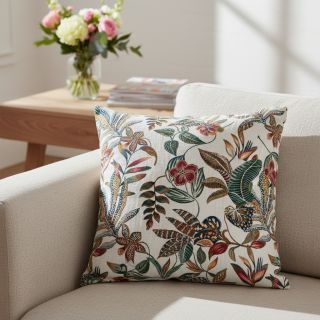 Dekorációs anyag jacquard Neroli allover blanc