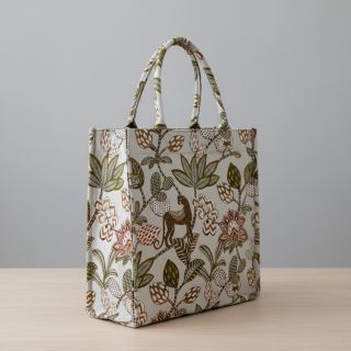 Dekorációs anyag jacquard Soliman allover blanc