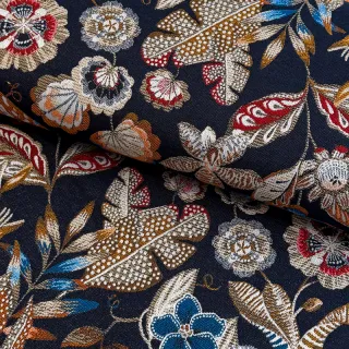 Dekorációs anyag jacquard Neroli allover nuit