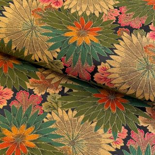 Dekorációs anyag jacquard Matcha allover kaki