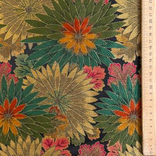 Dekorációs anyag jacquard Matcha allover kaki