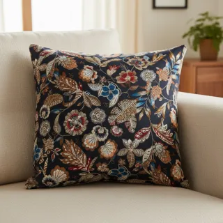 Dekorációs anyag jacquard Neroli allover nuit