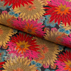 Dekorációs anyag jacquard Matcha allover rouge