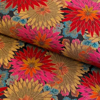Dekorációs anyag jacquard Matcha allover rouge