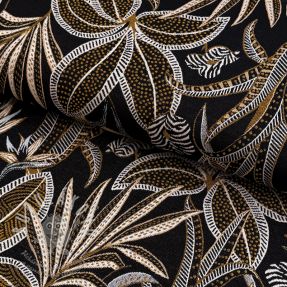 Dekorációs anyag jacquard Moranto allover noir