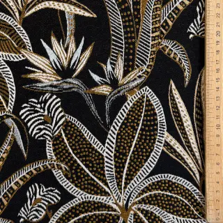 Dekorációs anyag jacquard Moranto allover noir