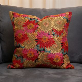 Dekorációs anyag jacquard Matcha allover rouge