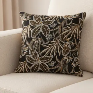 Dekorációs anyag jacquard Moranto allover noir