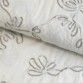Pamutvászon EMBROIDERY Loom En Light off white