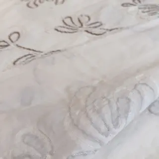Pamutvászon EMBROIDERY Loom En Light off white