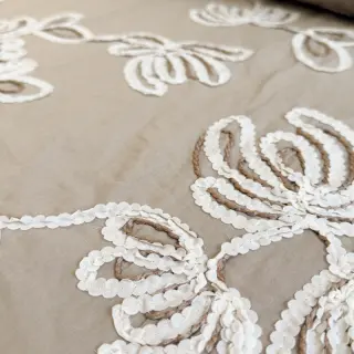 Pamutvászon EMBROIDERY Loom En Light natural