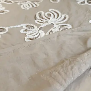 Pamutvászon EMBROIDERY Loom En Light natural