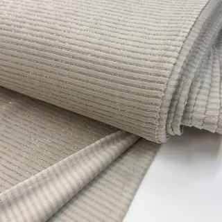 Elasztikus bársony anyag VELVET LUREX Stripe beige