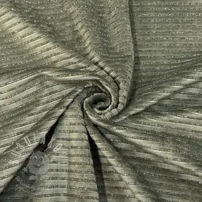 Elasztikus bársony anyag VELVET LUREX Stripe camo green