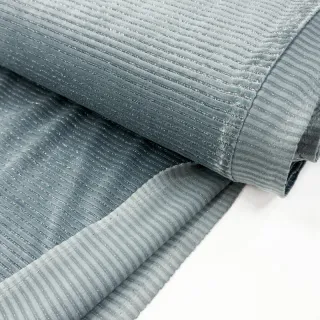 Elasztikus bársony anyag VELVET LUREX Stripe ocean green