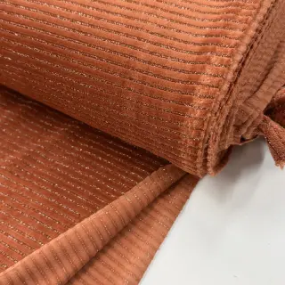 Elasztikus bársony anyag VELVET LUREX Stripe brick