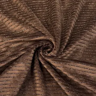 Elasztikus bársony anyag VELVET LUREX Stripe dark brown