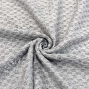 Kötött kelme Angora honey light grey