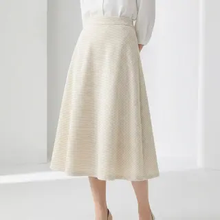 Elasztikus bársony anyag VELVET LUREX Stripe off white