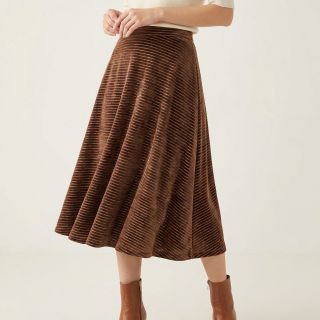 Elasztikus bársony anyag VELVET LUREX Stripe dark brown