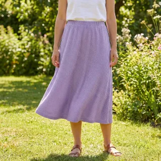 Kötött kelme Angora honey lilac