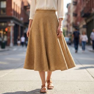 Kötött kelme Angora honey beige