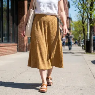 Kötött kelme Angora honey beige