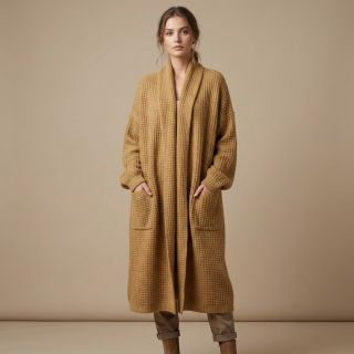 Kötött kelme Angora honey beige