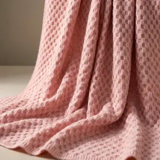 Kötött kelme Angora honey baby pink