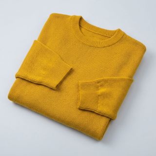 Pulóver anyag BABY KNIT ochre