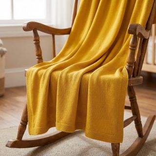 Pulóver anyag BABY KNIT ochre