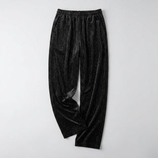 Elasztikus bársony anyag VELVET LUREX Stripe black