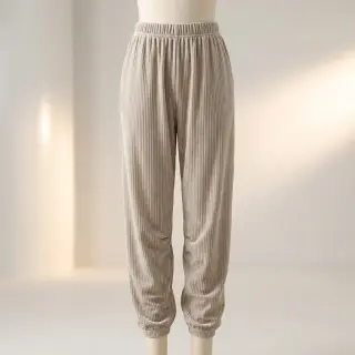 Elasztikus bársony anyag VELVET LUREX Stripe beige