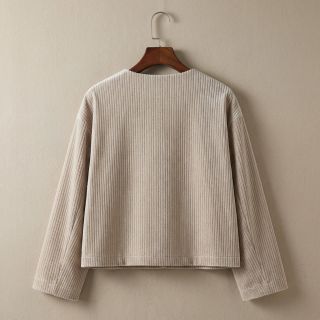 Elasztikus bársony anyag VELVET LUREX Stripe beige