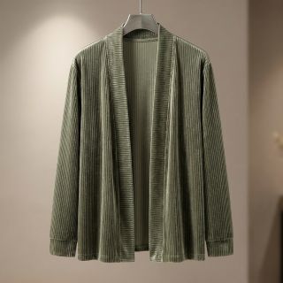 Elasztikus bársony anyag VELVET LUREX Stripe camo green