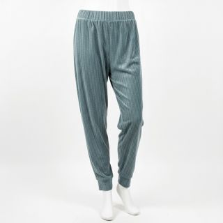 Elasztikus bársony anyag VELVET LUREX Stripe ocean green