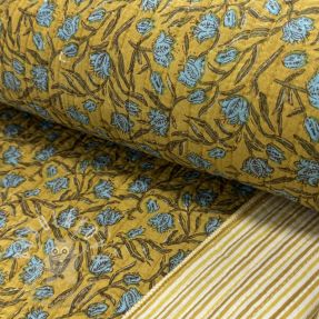 Pamutvászon QUILT Gange curcuma