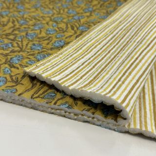 Pamutvászon QUILT Gange curcuma