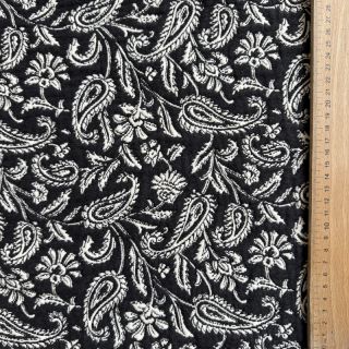 Dekorációs anyag jacquard Mumbai allover noir