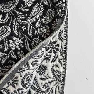 Dekorációs anyag jacquard Mumbai allover noir