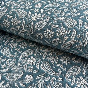 Dekorációs anyag jacquard Mumbai allover jade
