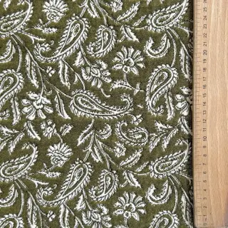 Dekorációs anyag jacquard Mumbai allover kaki