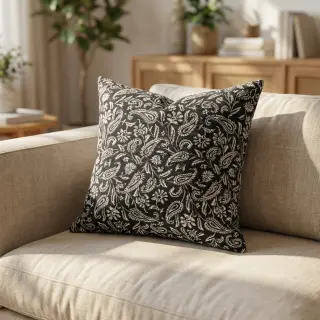Dekorációs anyag jacquard Mumbai allover noir