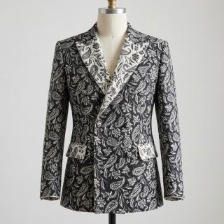 Dekorációs anyag jacquard Mumbai allover noir