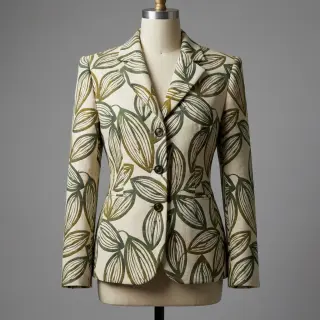 Dekorációs anyag jacquard Folia romarin